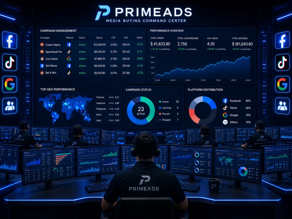 Managed media buying command center